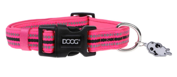 DOOG DOG COLLAR LADY PINK M