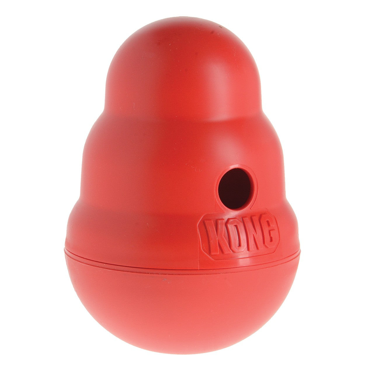 KONG Wobbler Food Dispensing Dog Toy, Small, Red