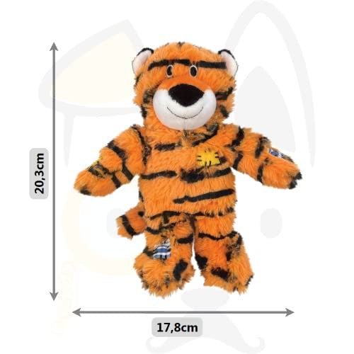 KONG Wild Knots Tiger Dog Toy - S/M