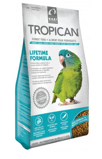 TROPICAN LIFETIME PARROT GRANULES 820G