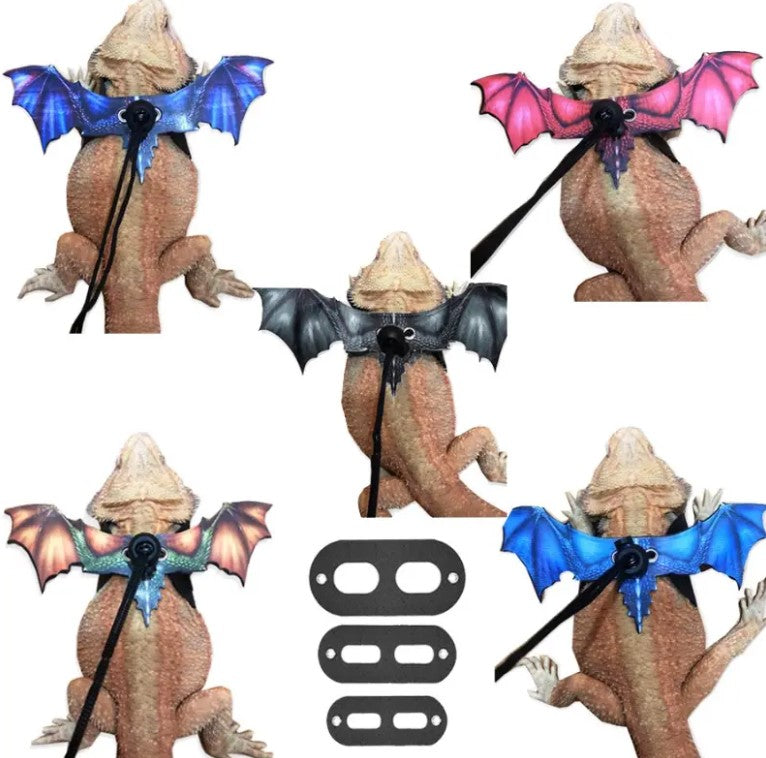 BEARDED DRAGON HARNESS WITH WINGS