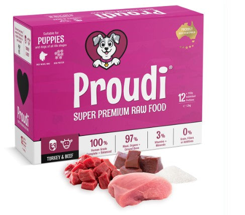 PROUDI PUPPY - TURKEY + BEEF
