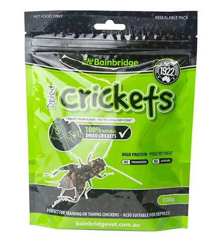 BAINBRIDGE DRIED CRICKETS 100G