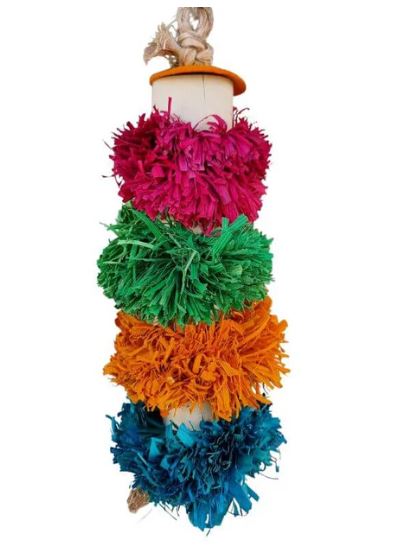 FUZZY FUN BIRD TOY M