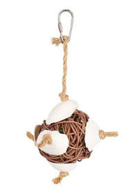 KAZOO NATURAL VINE & SHELL BALL 