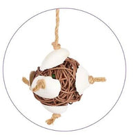KAZOO NATURAL VINE & SHELL BALL 