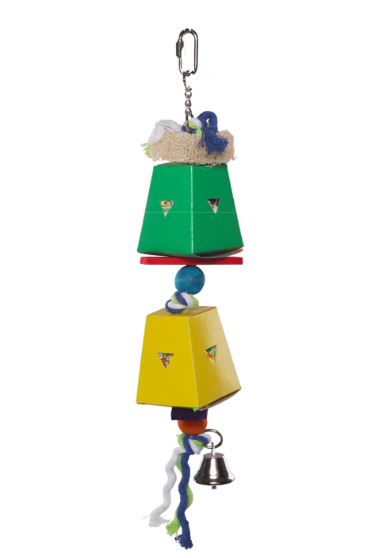 KAZOO DUAL CARDBOARD COLOURED FORAGING BOX