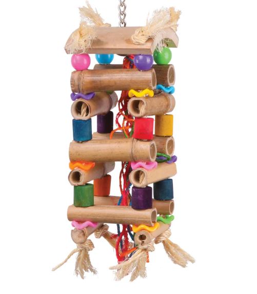 KAZOO TOWER W/ SISAL & BEADS