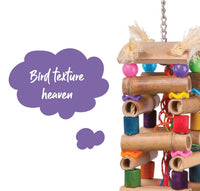 KAZOO TOWER W/ SISAL & BEADS