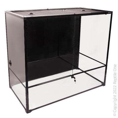 REPTILE ONE GLASS HINGED DOOR TERRARIUM 120 X 60 X 100CM