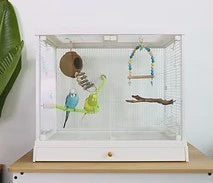 BON AVI CLEAR VIEW 26" BIRD CAGE