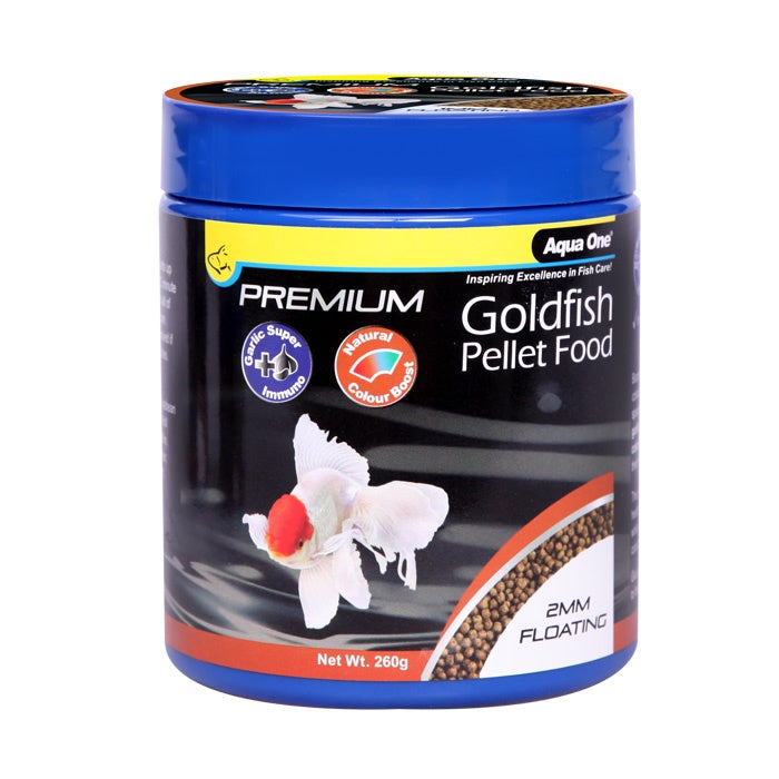 AQUA ONER PREMIUM 2MM FLOATING GOLDFISH PELLETS 260G