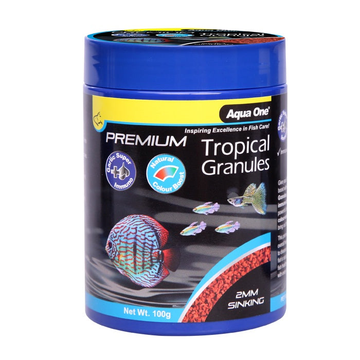 AQUA ONE PREMIUM SINKING TROPICAL GRANUALS 100G