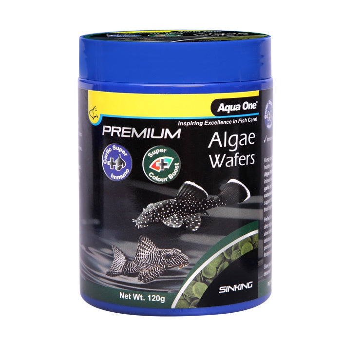 AQUA ONE PREMIUM ALGAE WAFERS 120G