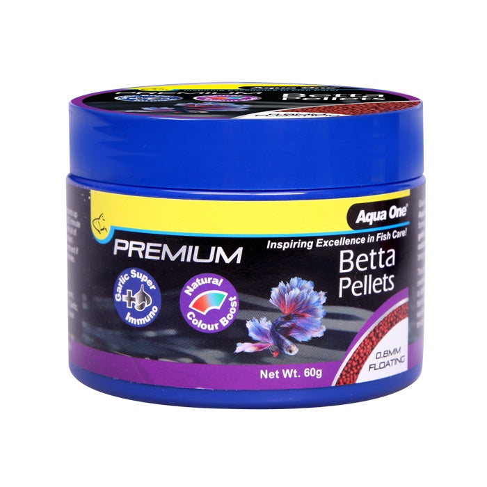 AQUA ONE PREMIUM FLOATING BETTA PELLETS 65G