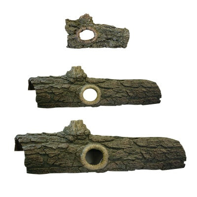 REPTILE ONE ORNAMENT LOG WITH HOLES LG 62X16.1X14CM