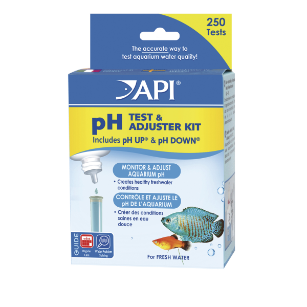 API DELUXE PH TEST KIT WITH LIQUID ADJUSTERS