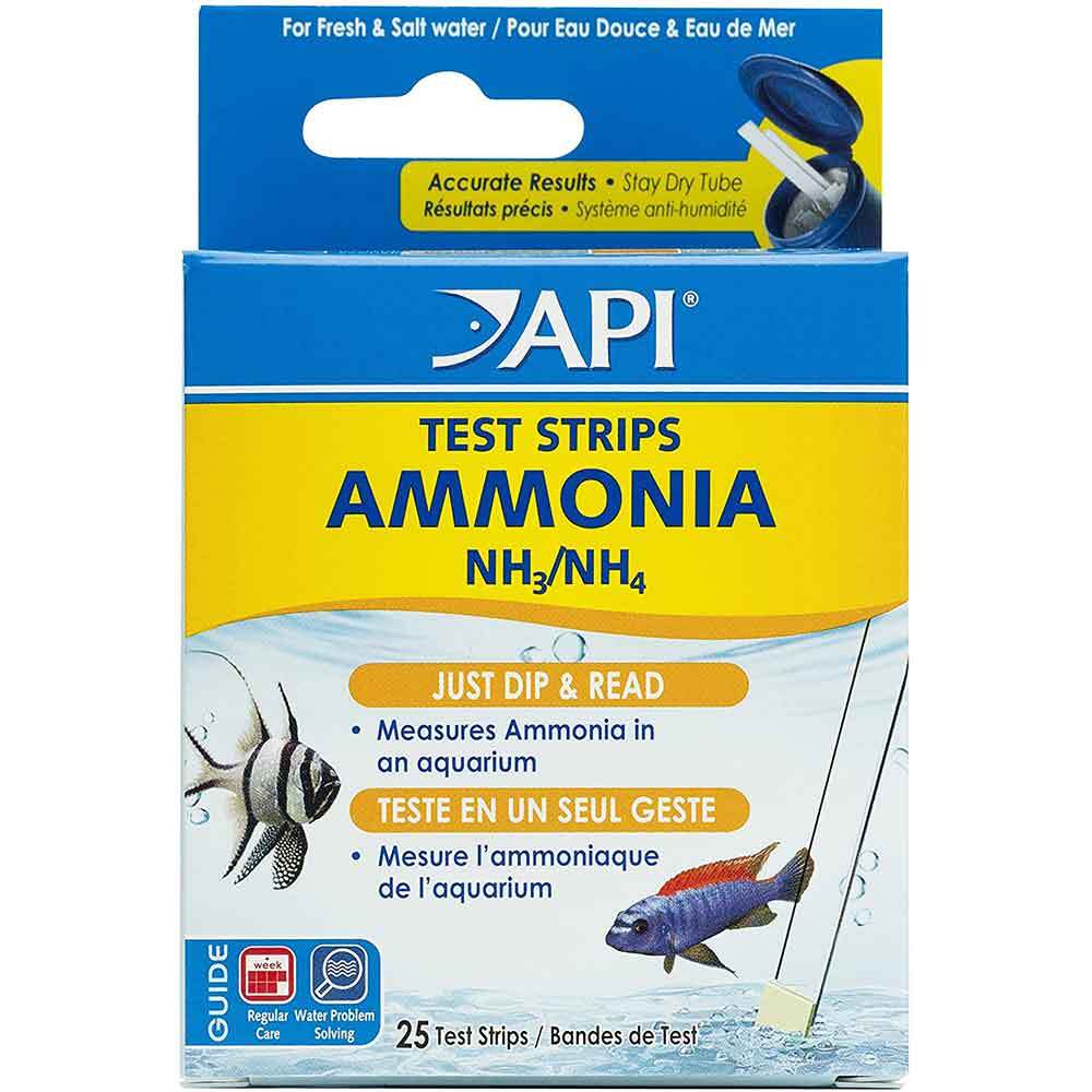 API QUICK TESTING STRIPS AMMONIA