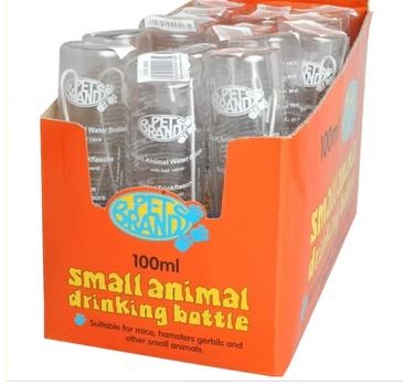 SMALL ANIMAL DRINKING BOTTLE 100ML