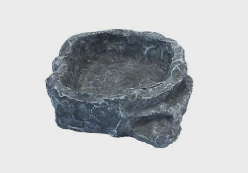 KOMODO TERRACED DISH GREY MEDIUM