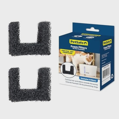 PETSAFEVIVA PET FOUNTAIN REPLACMENT FOAM FILTER PK-2