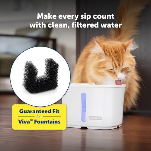PETSAFEVIVA PET FOUNTAIN REPLACMENT FOAM FILTER PK-2