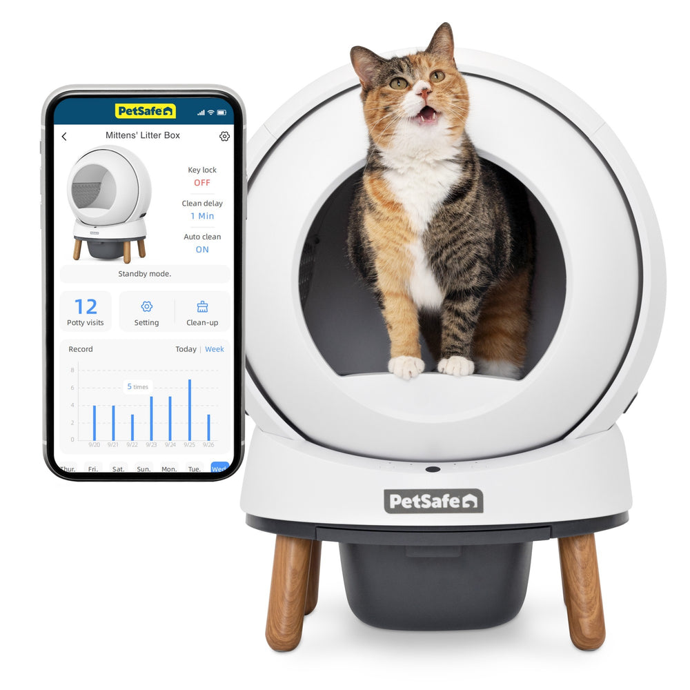 PETSAFE SCOOPFREE SMARTSPIN SELF CLEANING CAT LITTER BOX