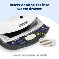 PETSAFE SCOOPFREE SMARTSPIN AUTO CLEANING CAT LITTER BOX DEODORISER 2PK