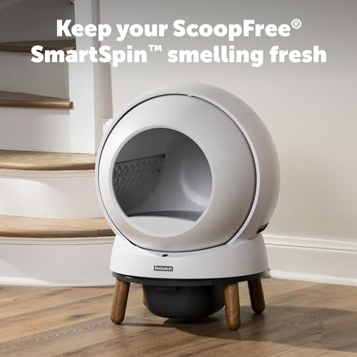 PETSAFE SCOOPFREE SMARTSPIN AUTO CLEANING CAT LITTER BOX DEODORISER 2PK