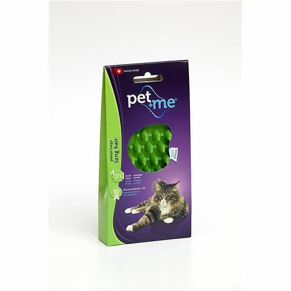 PET + ME LONG HAIR BRUSH GREEN