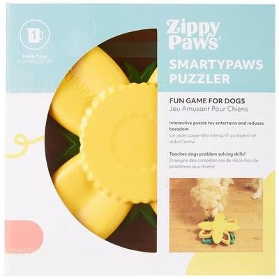 ZippyPaws SmartyPaws Puzzler Sunflower Interactive Dog Toy