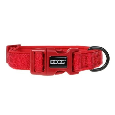 DOOG NEOPRENE COLLAR M RED