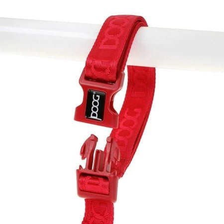 DOOG NEOPRENE CLIP IT LEAD RED