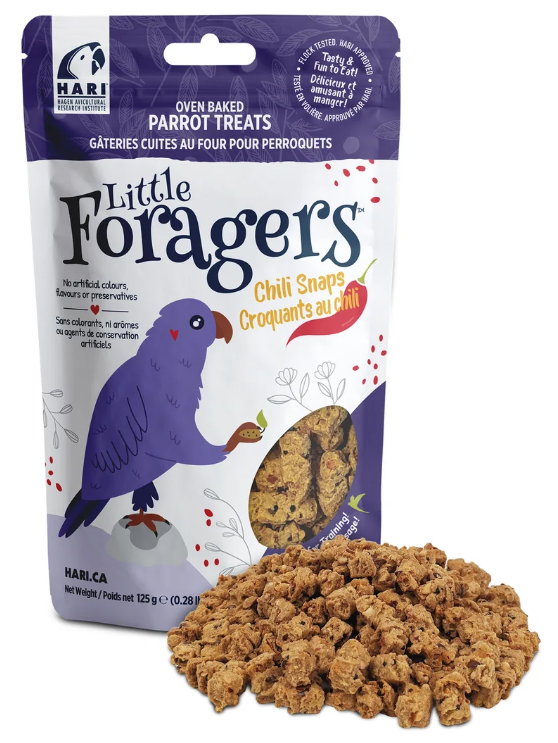 LITTLE FORAGERS CHILI SNAPS 125G