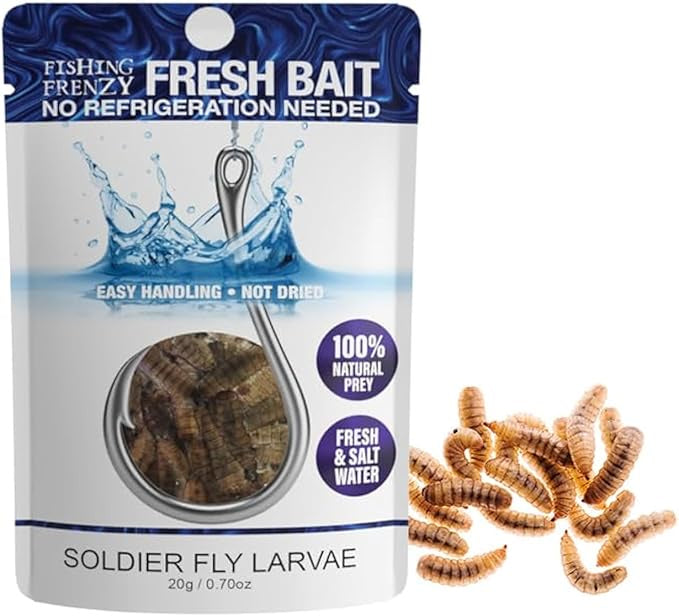 FISHING FRENZY BLACK SOLDIER FLY LAVA20GR