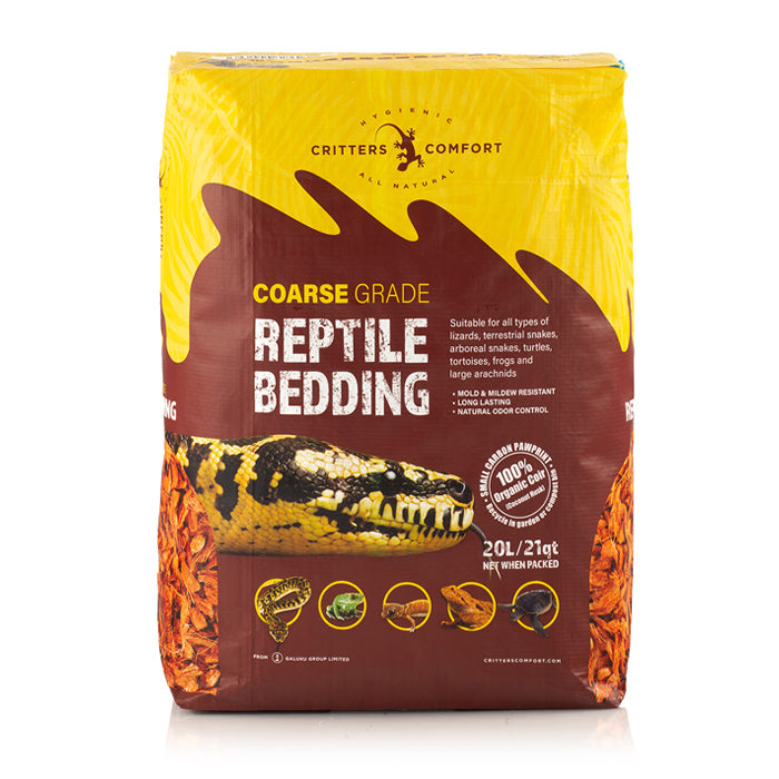 REPTILE ONE CRITTERS COMFORT REPTILE BEDDING COARSE 20L