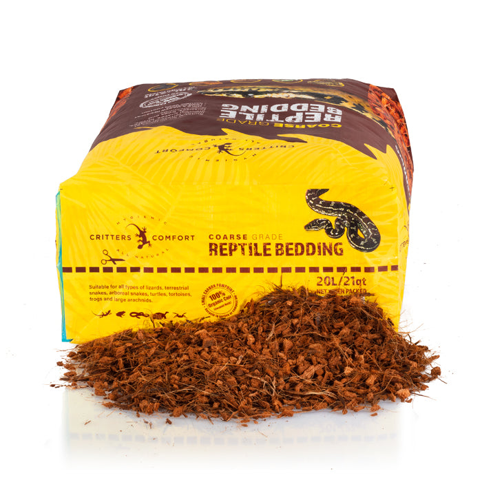 REPTILE ONE CRITTERS COMFORT REPTILE BEDDING COARSE 20L