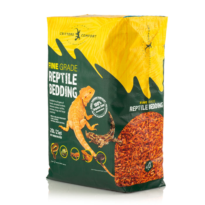 REPTILE ONE CRITTERS COMFORT REPTILE BEDDING FINE 20L