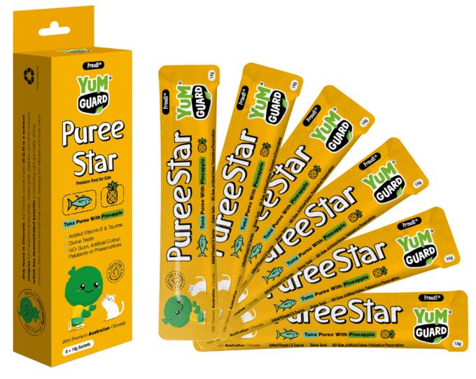 YUMGUARD PUREE STAR TUNA + PINEAPPLE