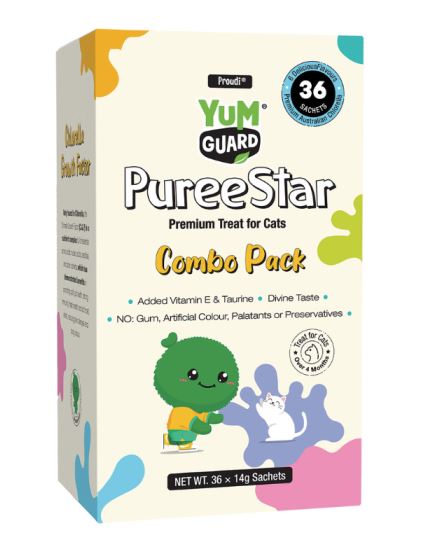 YUMGUARD PUREE STAR COMBO PACK 36 X 14G SACHETS