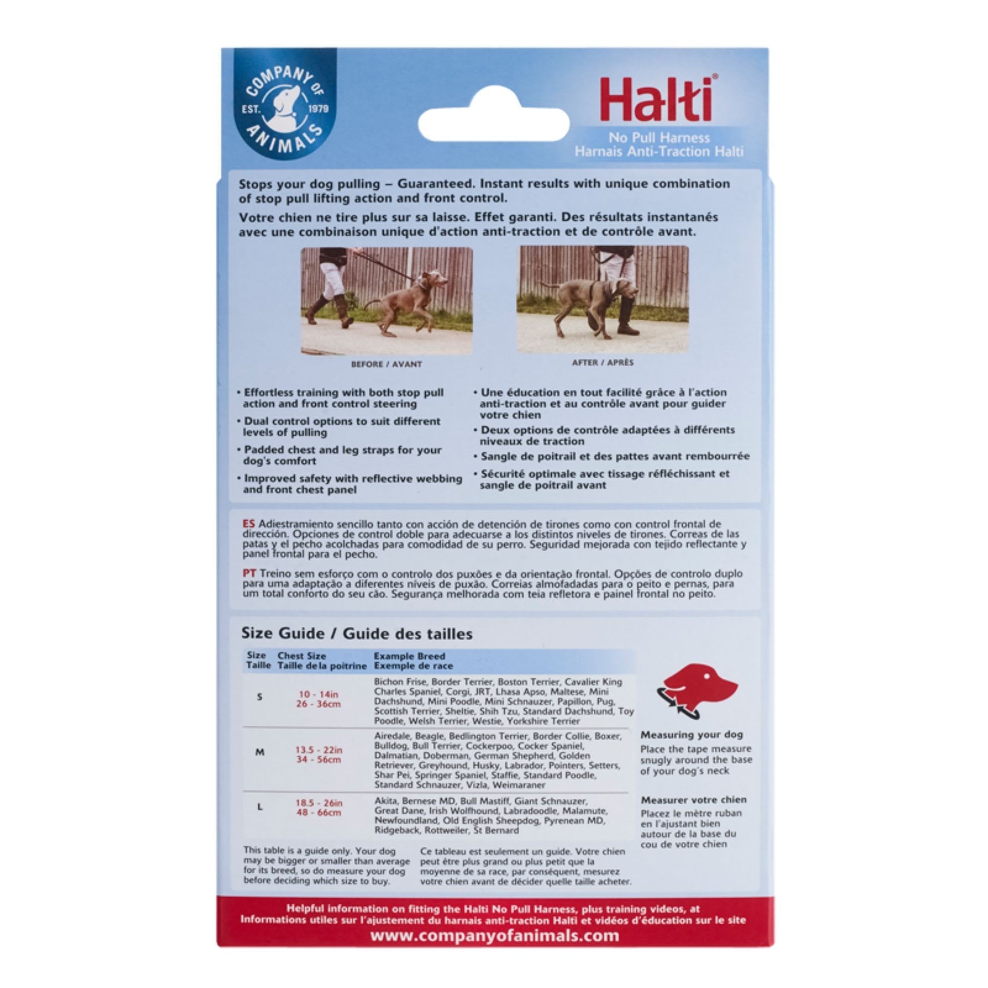 HALTI NO-PULL HARNESS S