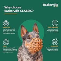 BASKERVILLE CLASSIC BASKET MUZZLE SIZE 2