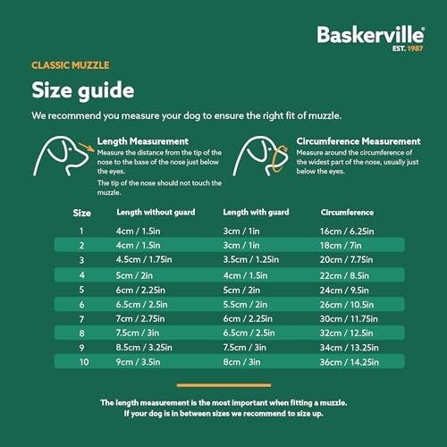 BASKERVILLE CLASSIC BASKET MUZZLE SIZE 4