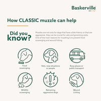 BASKERVILLE CLASSIC BASKET MUZZLE SIZE 4