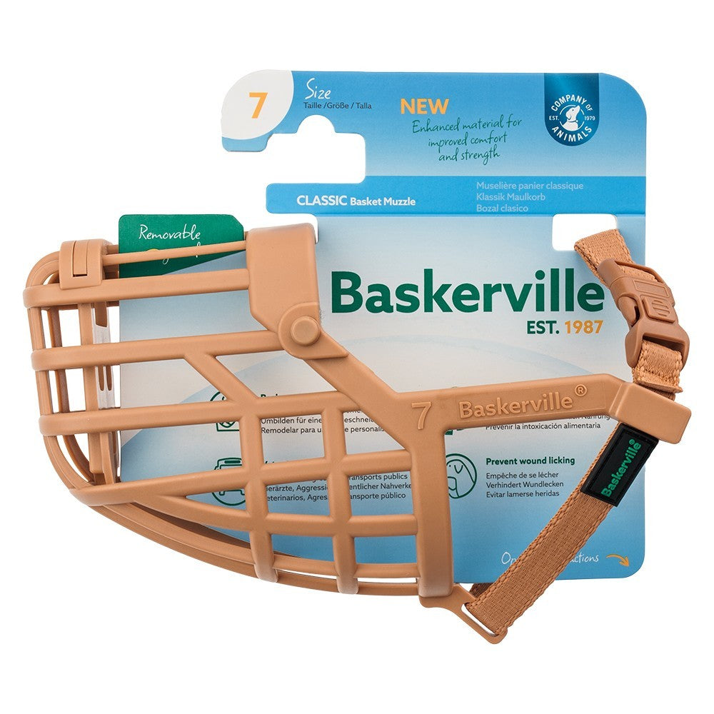 BASKERVILLE CLASSIC BASKET MUZZLE SIZE 7
