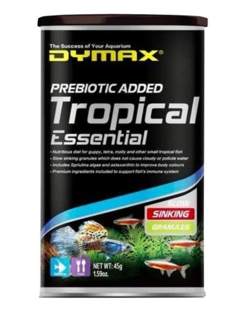 DYMAX TROPICAL ESSENTIAL 45G SINKING GRANULES