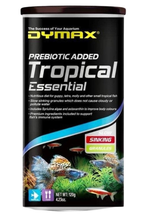 DYMAX TROPCIAL ESSENTIAL 120G SINKING GRANULES