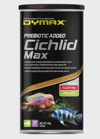 DYMAX CICHLID MAX 120G FLOATING PELLET