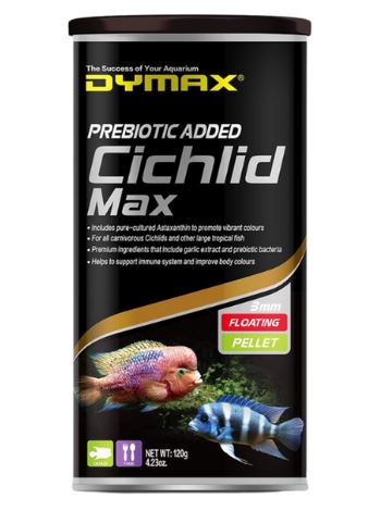 DYMAX CICHLID MAX 120G FLOATING PELLET