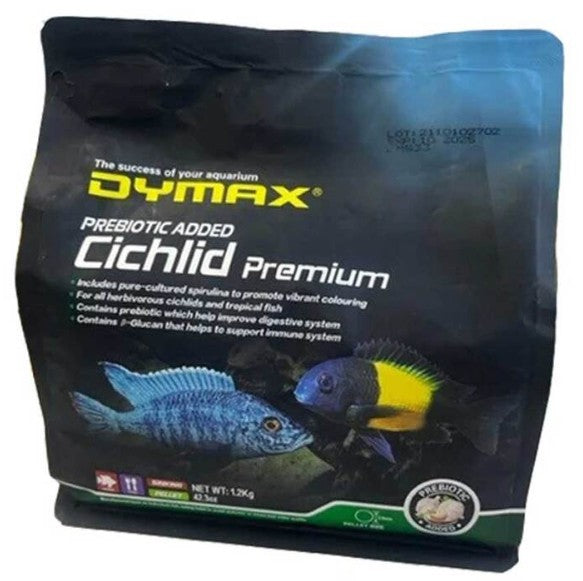 DYMAX CICHLID PREMIUM SINKING PELLET 1.2KG